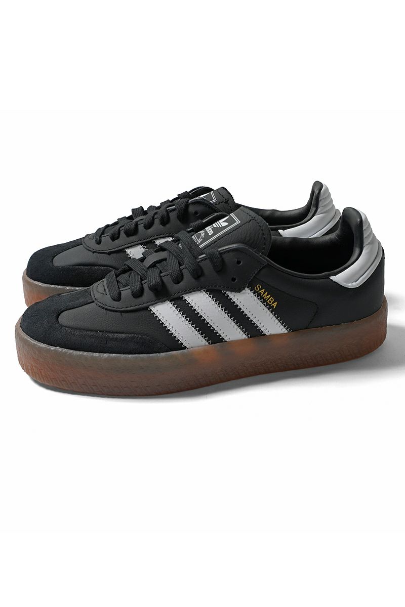 Adidas(アディダス)サンバ SAMBAE W コアブラック/フットウェアホワイト/ゴールドメタリック JI1350