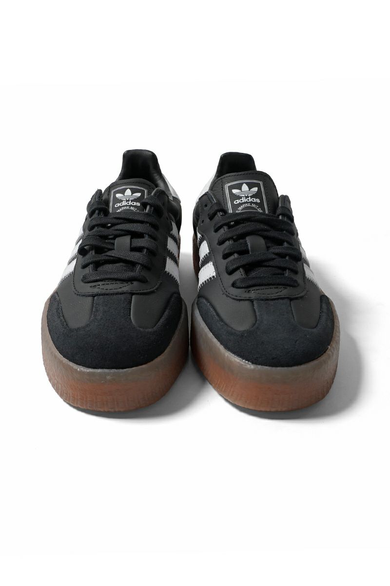 Adidas(アディダス)サンバ SAMBAE W コアブラック/フットウェアホワイト/ゴールドメタリック JI1350 -1