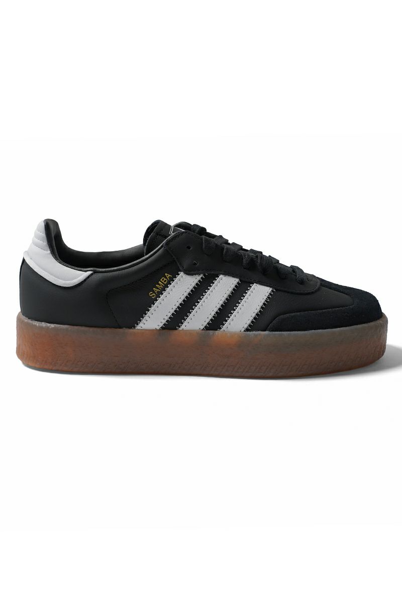Adidas(アディダス)サンバ SAMBAE W コアブラック/フットウェアホワイト/ゴールドメタリック JI1350 -2