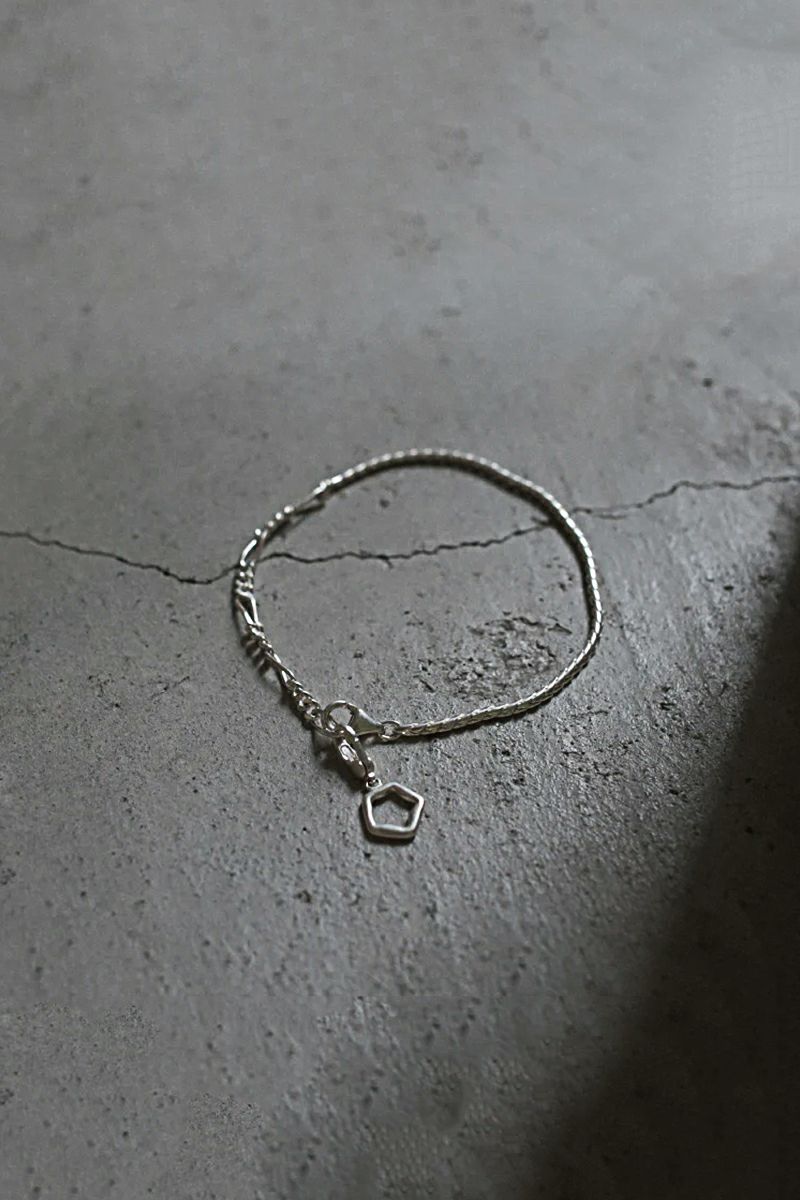 TEN.(テン)シェードコンビチェーンブレスレット SV br-0041