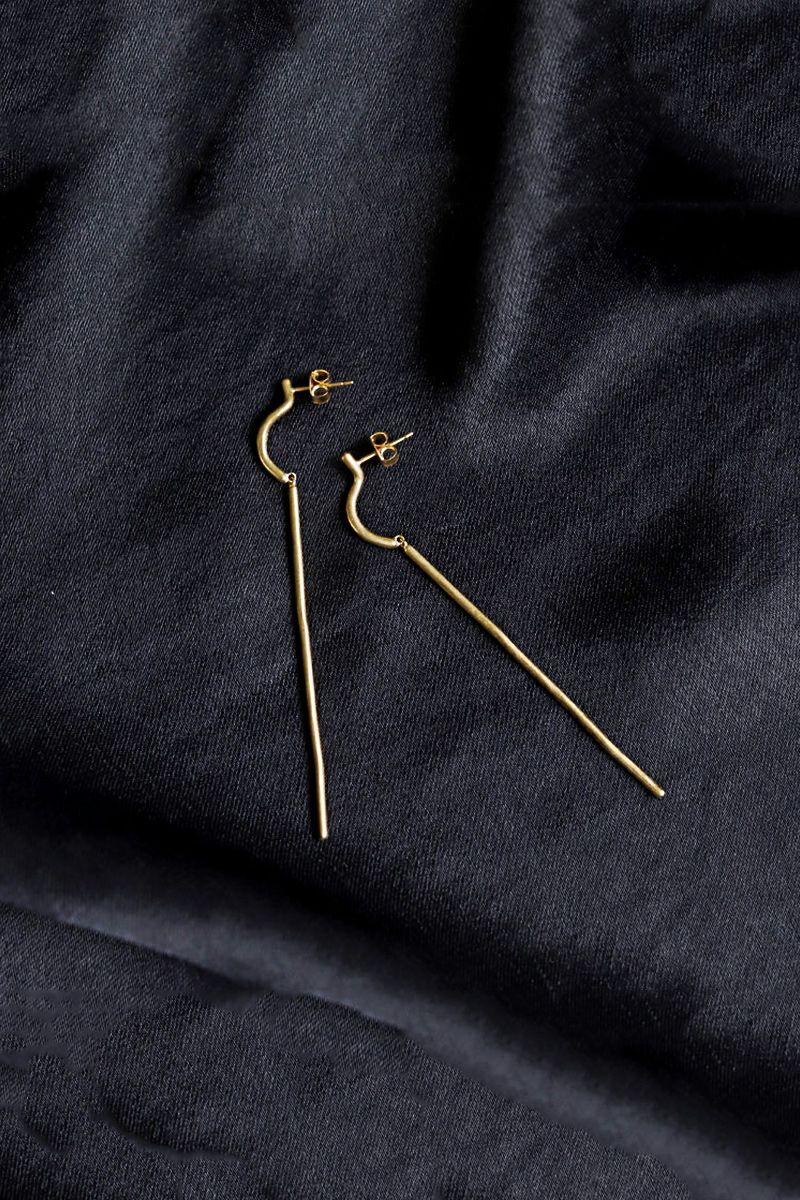 TEN.(テン)ヤーンピアス GD pig-0166