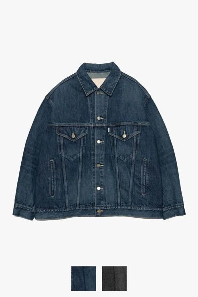Graphpaper(グラフペーパー)Selvage Denim Trucker Jacket セルビッチデニムトラッカージャケット GM251-30186DB