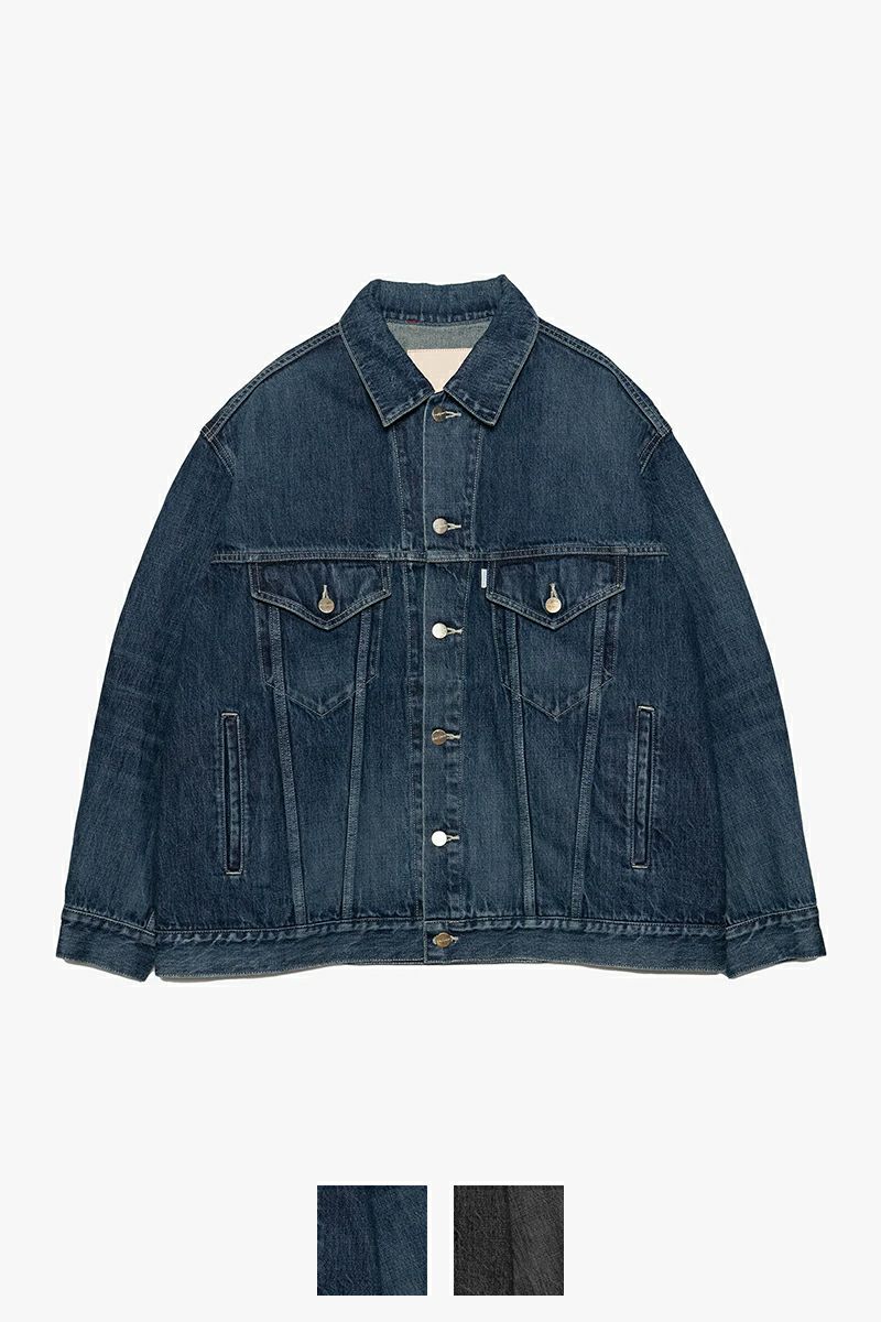 Graphpaper(グラフペーパー)Selvage Denim Trucker Jacket セルビッチデニムトラッカージャケット GM251-30186DB