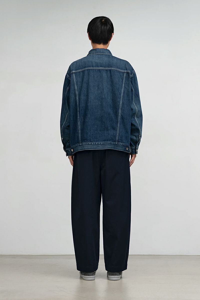 Graphpaper(グラフペーパー)Selvage Denim Trucker Jacket セルビッチデニムトラッカージャケット GM251-30186DB -5