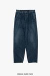 Graphpaper(グラフペーパー)Selvage Denim Two Tuck Tapered Pants -DARK FADE- セルビッチデニムツータックテーパードパンツ GU251-40187DB -9