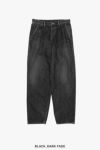 Graphpaper(グラフペーパー)Selvage Denim Two Tuck Tapered Pants -DARK FADE- セルビッチデニムツータックテーパードパンツ GU251-40187DB -10
