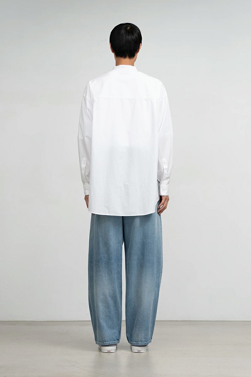 Graphpaper(グラフペーパー)Selvage Denim Two Tuck Tapered Pants -LIGHT FADE- セルビッチデニムツータックテーパードパンツ GU251-40187LB -3