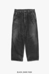Graphpaper(グラフペーパー)Selvage Denim Two Tuck Pants -DARK FADE- セルビッチデニムツータックパンツ GU251-40188DB -10
