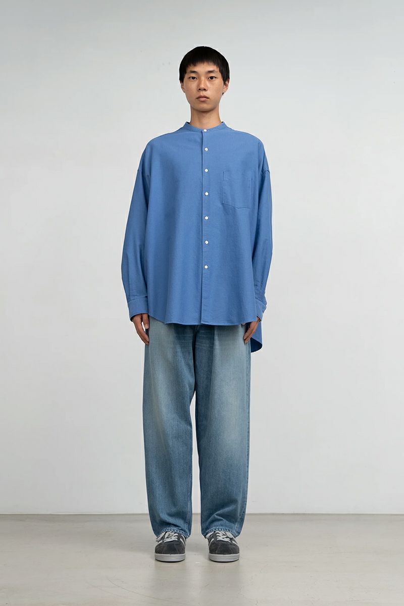 Graphpaper(グラフペーパー)Selvage Denim Two Tuck Pants -LIGHT FADE- セルビッチデニムツータックパンツ GU251-40188LB -1