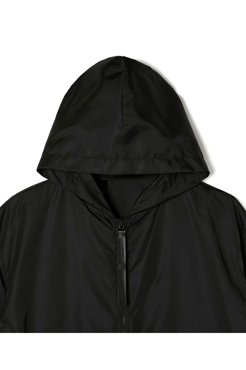 N.HOOLYWOOD / 25ss/HOODIE BLOUSON/38/ナイロン/BLK/無地/2251-BL07-004 N.HOOLYWOOD(エヌハリウッド) | N.HOOLYWOOD(エヌハリウッド)HOODIE