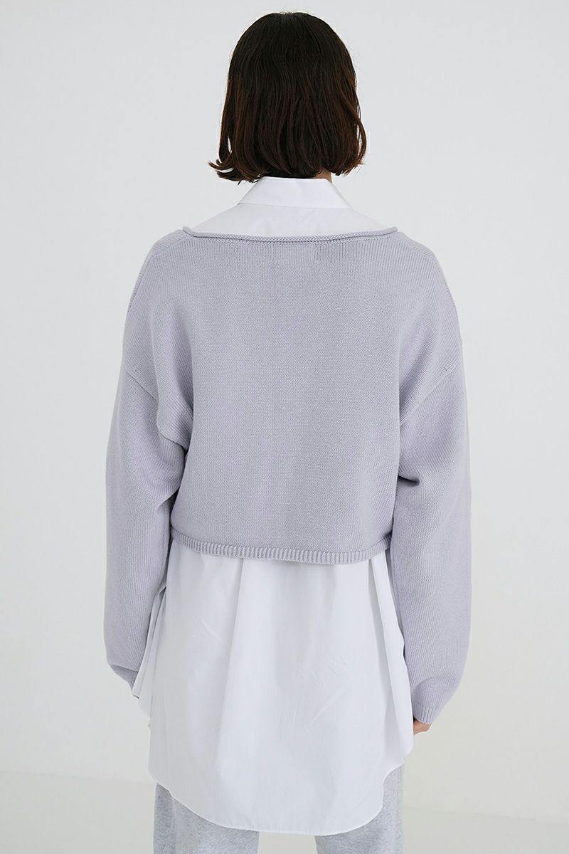 CLANE(クラネ)ROLL NECK SHORT KNIT TOPS ロールネックショートニットトップス 18106-2262 -4