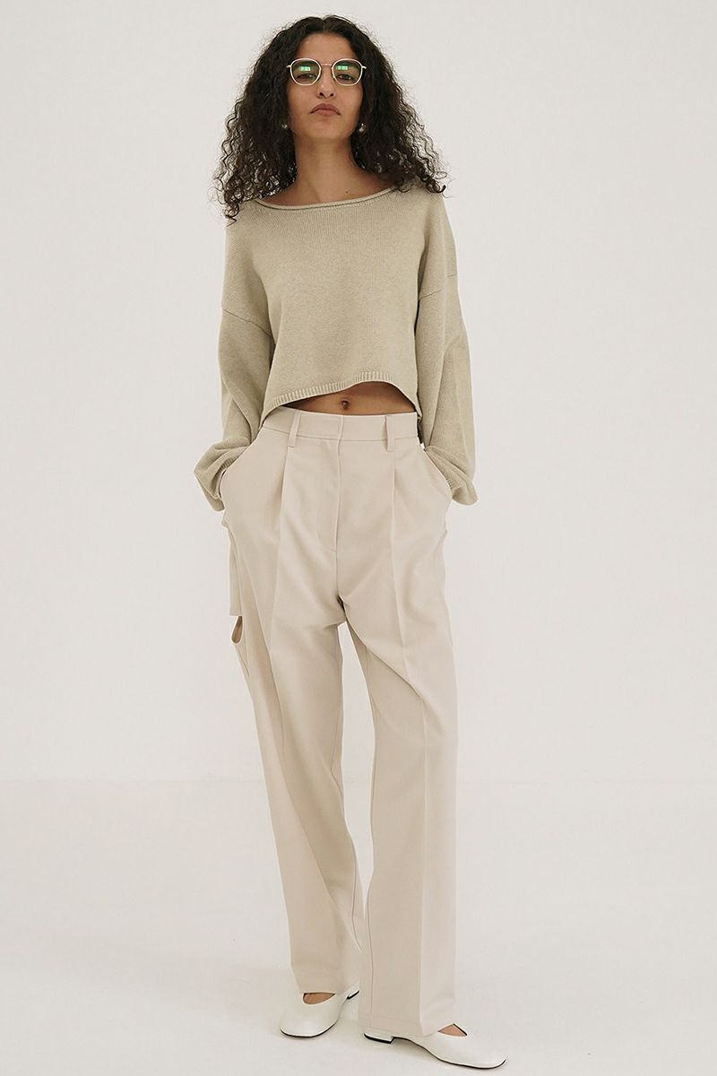 CLANE(クラネ)ROLL NECK SHORT KNIT TOPS ロールネックショートニットトップス 18106-2262 -11