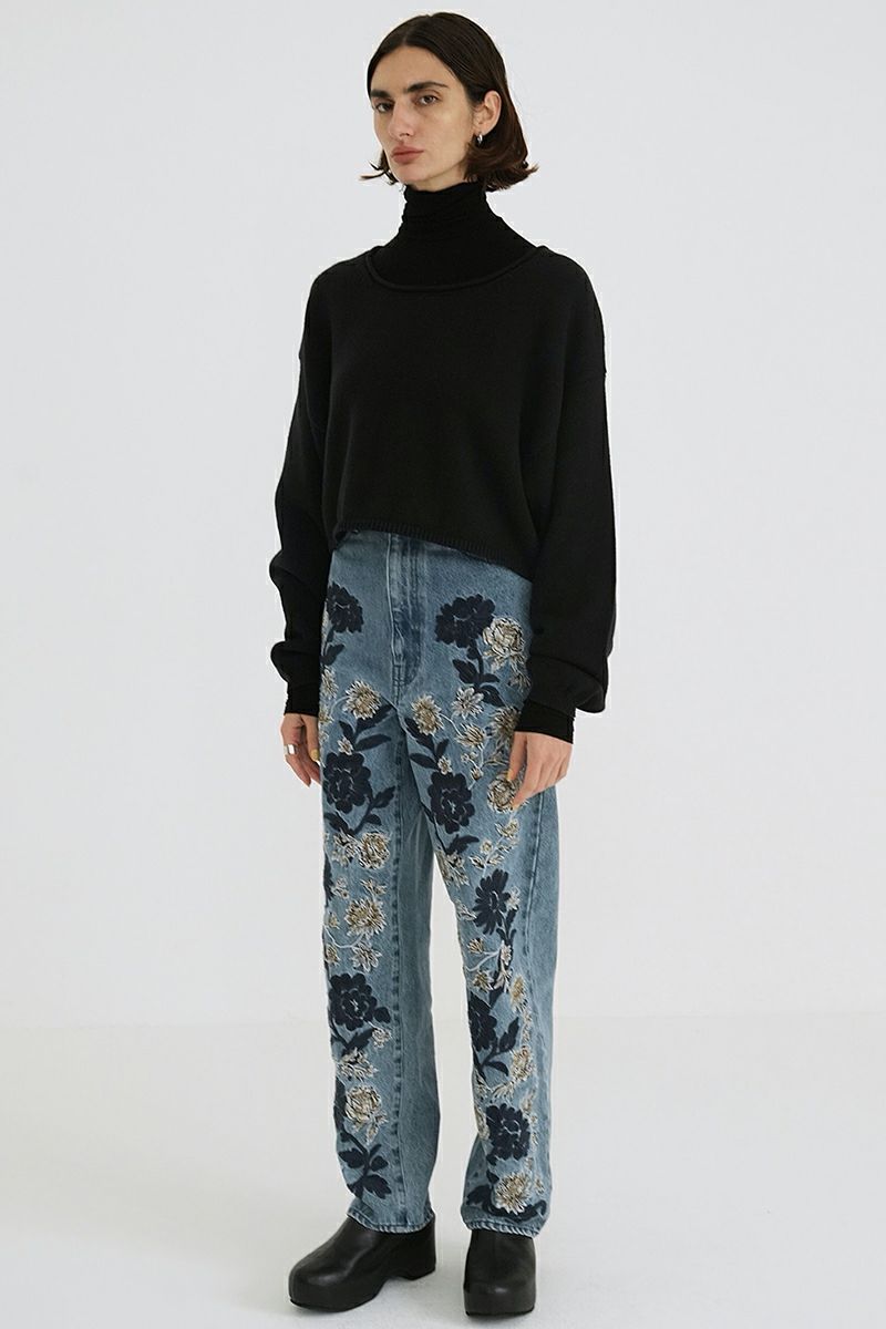 CLANE(クラネ)ROLL NECK SHORT KNIT TOPS ロールネックショートニットトップス 18106-2262 -17