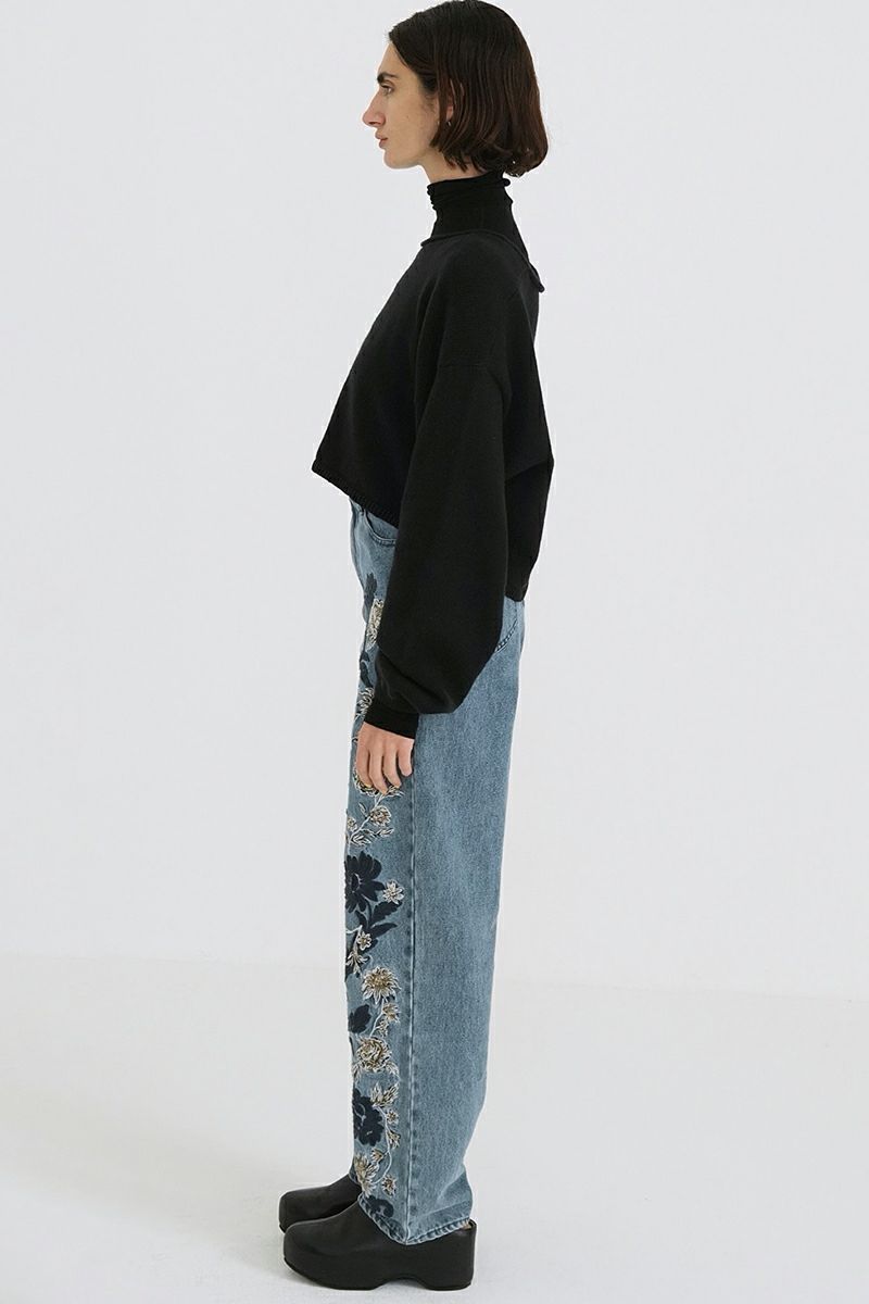 CLANE(クラネ)ROLL NECK SHORT KNIT TOPS ロールネックショートニットトップス 18106-2262 -18