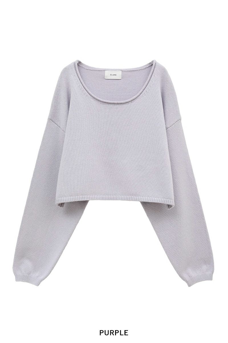 CLANE(クラネ)ROLL NECK SHORT KNIT TOPS ロールネックショートニットトップス 18106-2262 -20