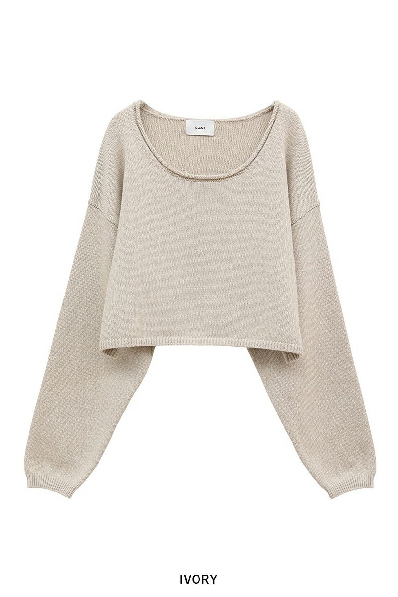 CLANE(クラネ)ROLL NECK SHORT KNIT TOPS ロールネックショートニットトップス 18106-2262 -26