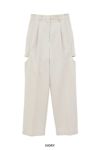 CLANE(クラネ)SIDE CIRCLE CUT PANTS サイドサークルカットパンツ 18110-7132 -14