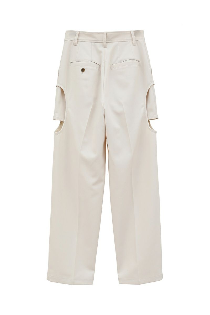 CLANE(クラネ)SIDE CIRCLE CUT PANTS サイドサークルカットパンツ 18110-7132 -15