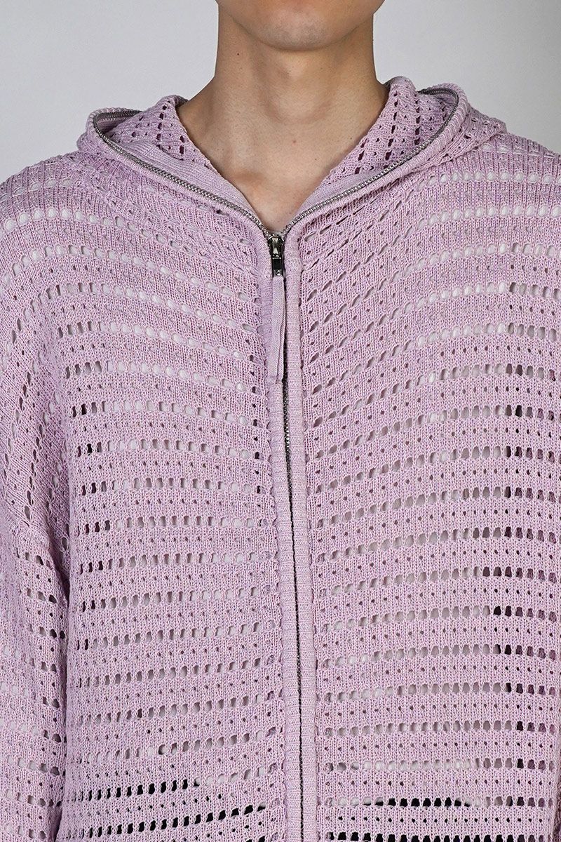 SYUMAN.(シュウマン)Crochet Hoodie クロシェットフーディー 25ss-SY009 -2
