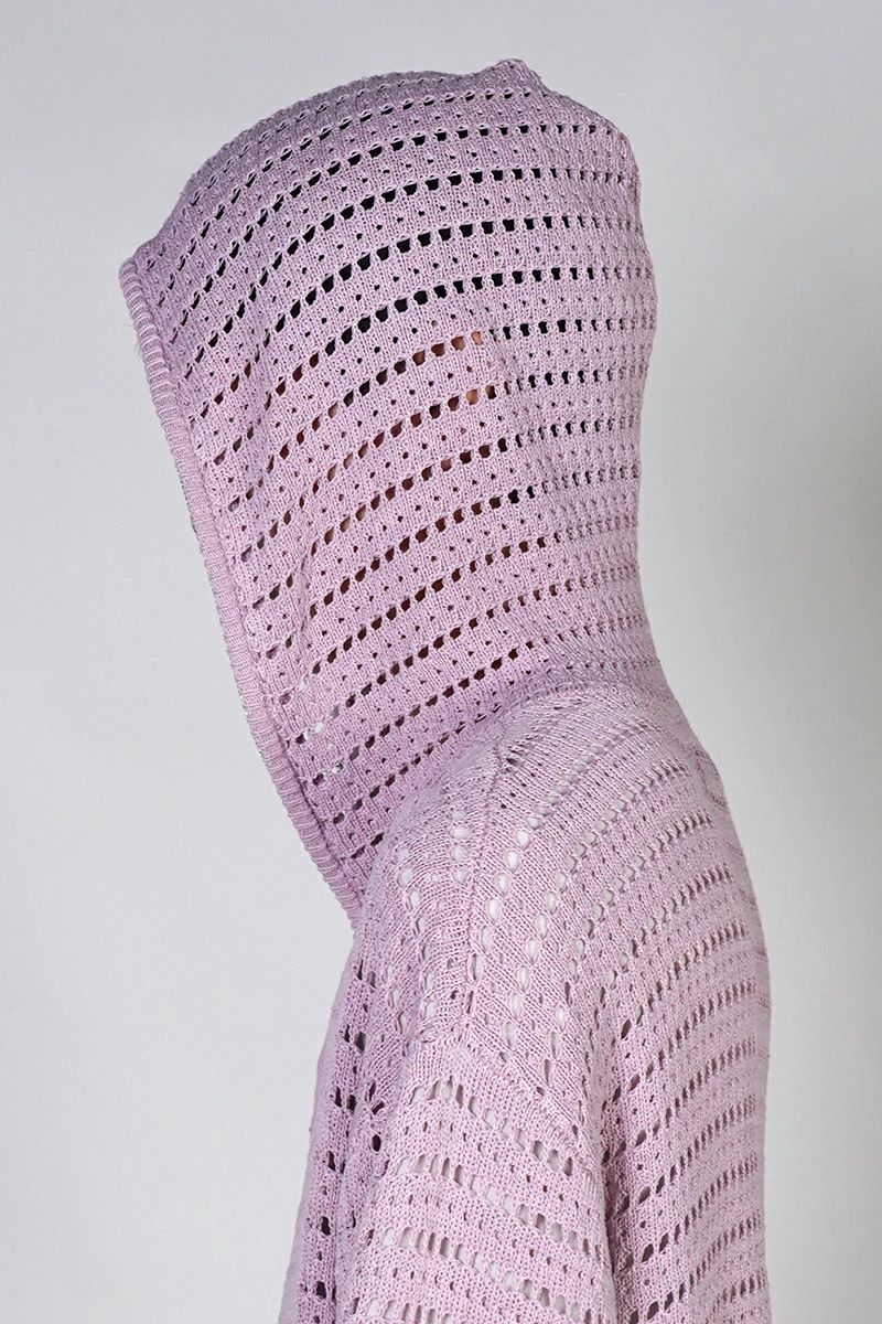 SYUMAN.(シュウマン)Crochet Hoodie クロシェットフーディー 25ss-SY009 -3