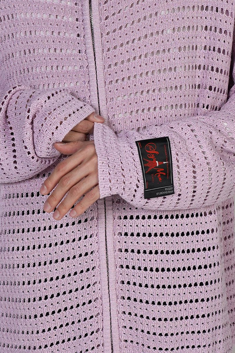 SYUMAN.(シュウマン)Crochet Hoodie クロシェットフーディー 25ss-SY009 -4