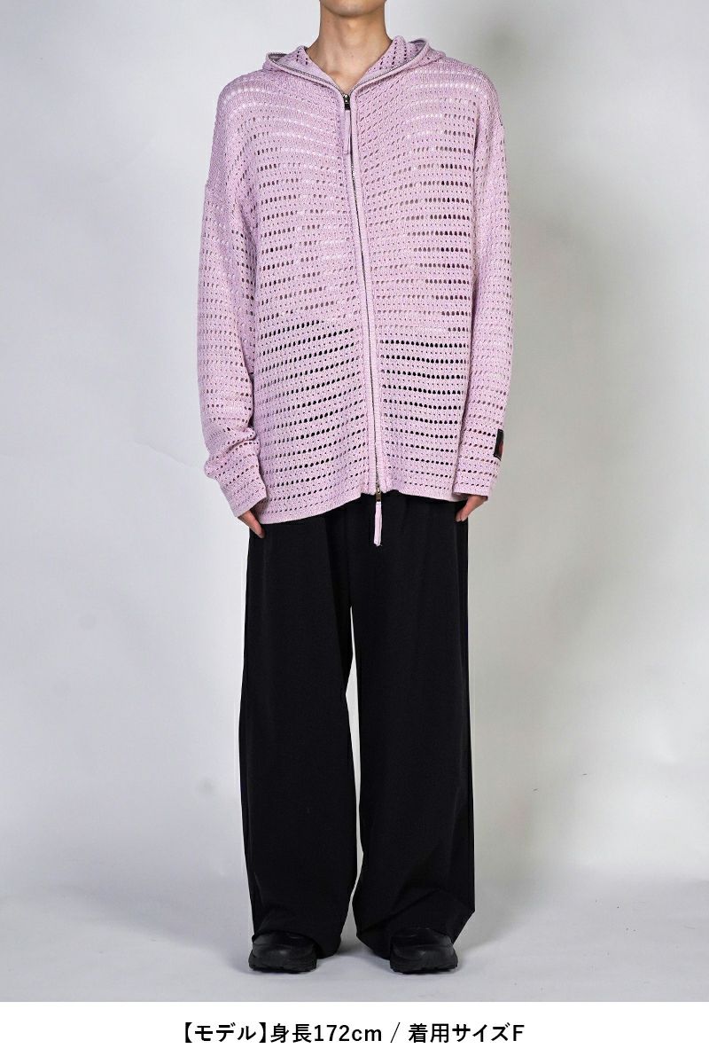 SYUMAN.(シュウマン)Crochet Hoodie クロシェットフーディー 25ss-SY009 -5