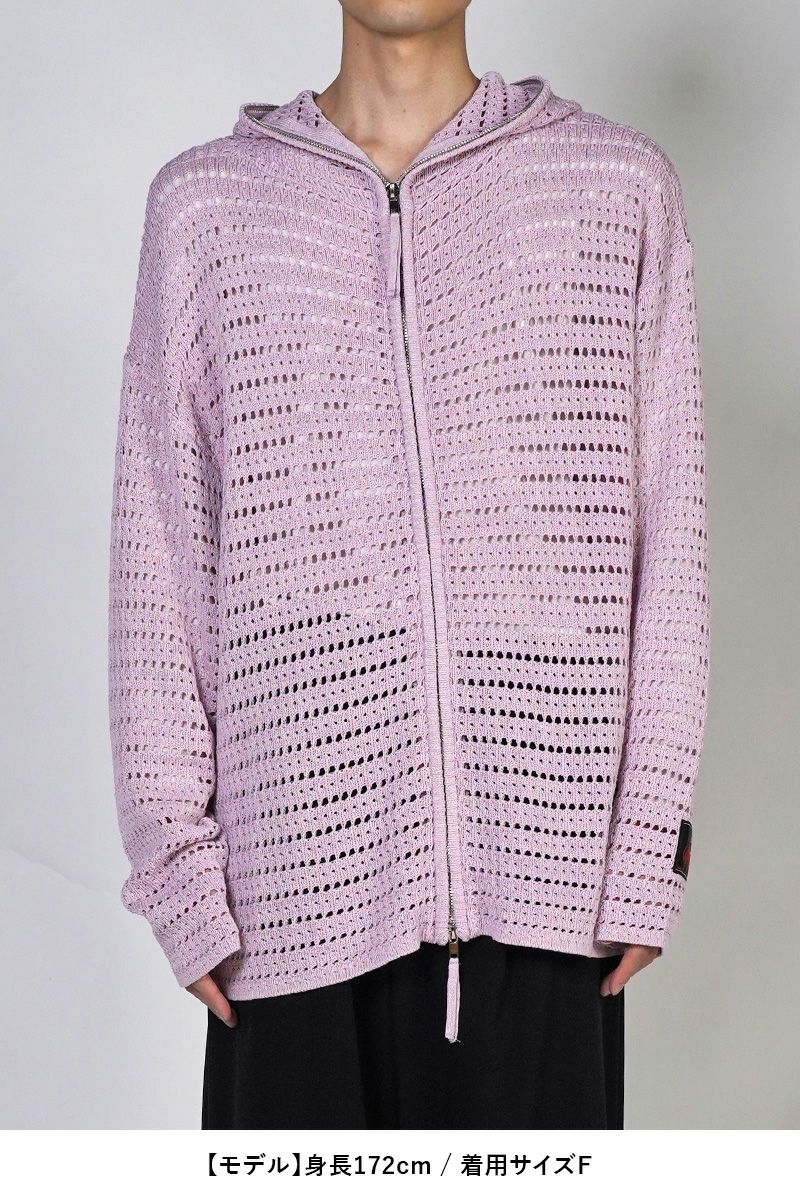 SYUMAN.(シュウマン)Crochet Hoodie クロシェットフーディー 25ss-SY009 -8