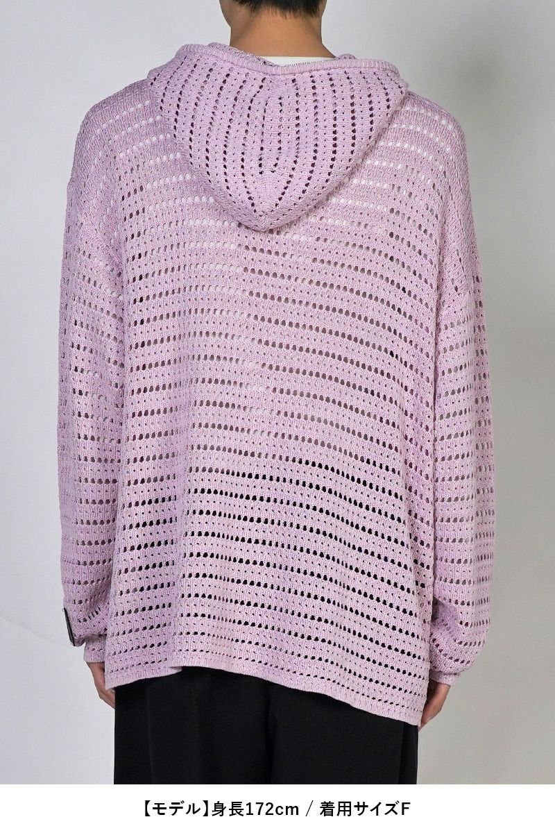 SYUMAN.(シュウマン)Crochet Hoodie クロシェットフーディー 25ss-SY009 -10