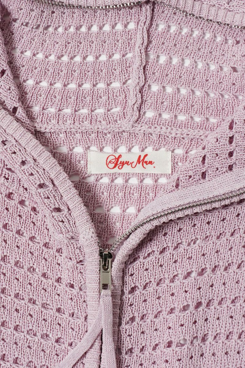 SYUMAN.(シュウマン)Crochet Hoodie クロシェットフーディー 25ss-SY009 -17
