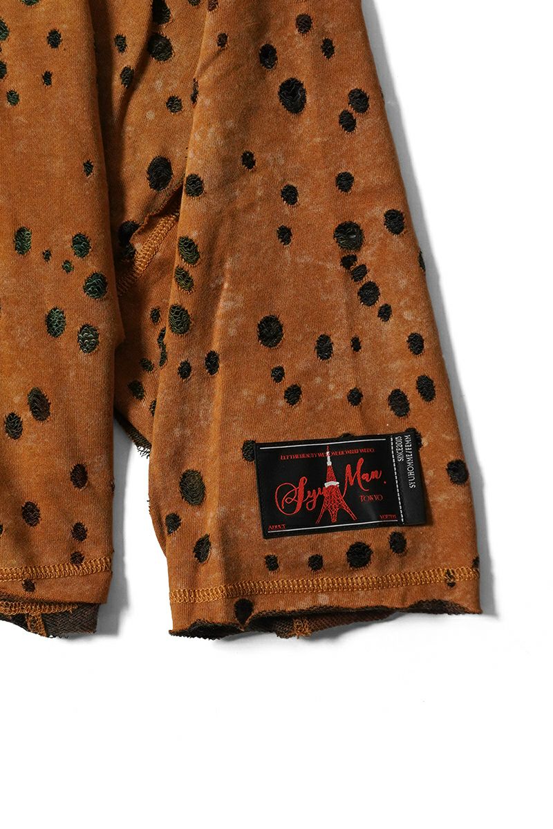 SYUMAN.(シュウマン)Doubleface Uncut Tops ダブルフェイスアンカットトップス 25ss-SY010 -6