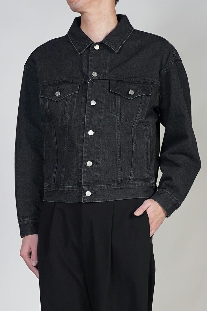 SOFTHYPHEN(ソフトハイフン)TUCKED DETAIL DENIM JACKET タックディテールデニムジャケット MGMFJ251104 -1