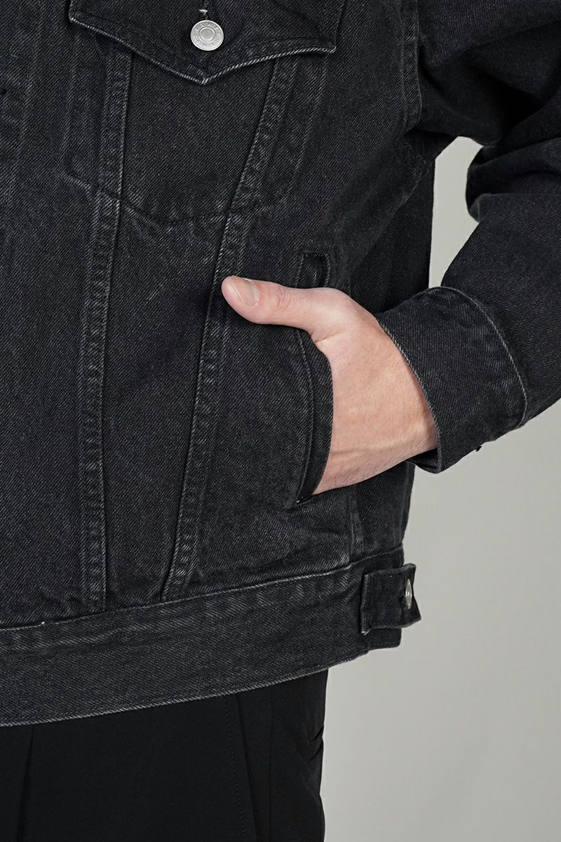 SOFTHYPHEN(ソフトハイフン)TUCKED DETAIL DENIM JACKET タックディテールデニムジャケット MGMFJ251104 -3