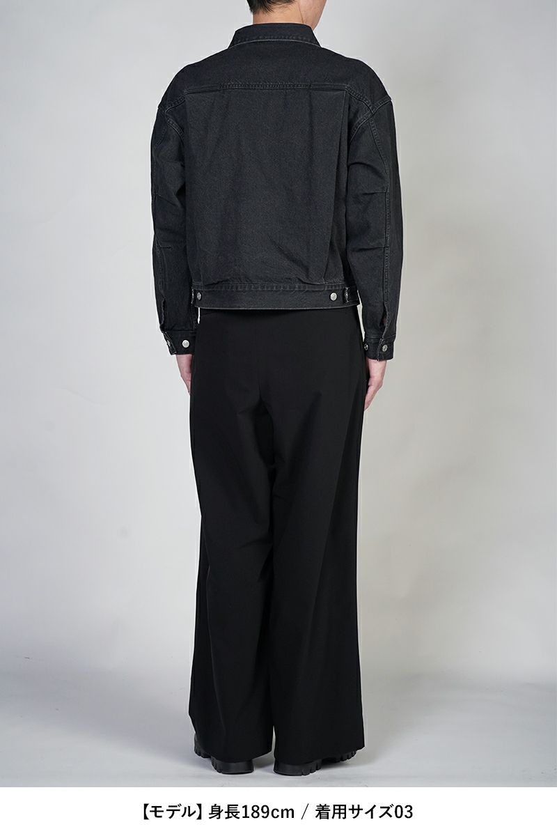 SOFTHYPHEN(ソフトハイフン)TUCKED DETAIL DENIM JACKET タックディテールデニムジャケット MGMFJ251104 -8