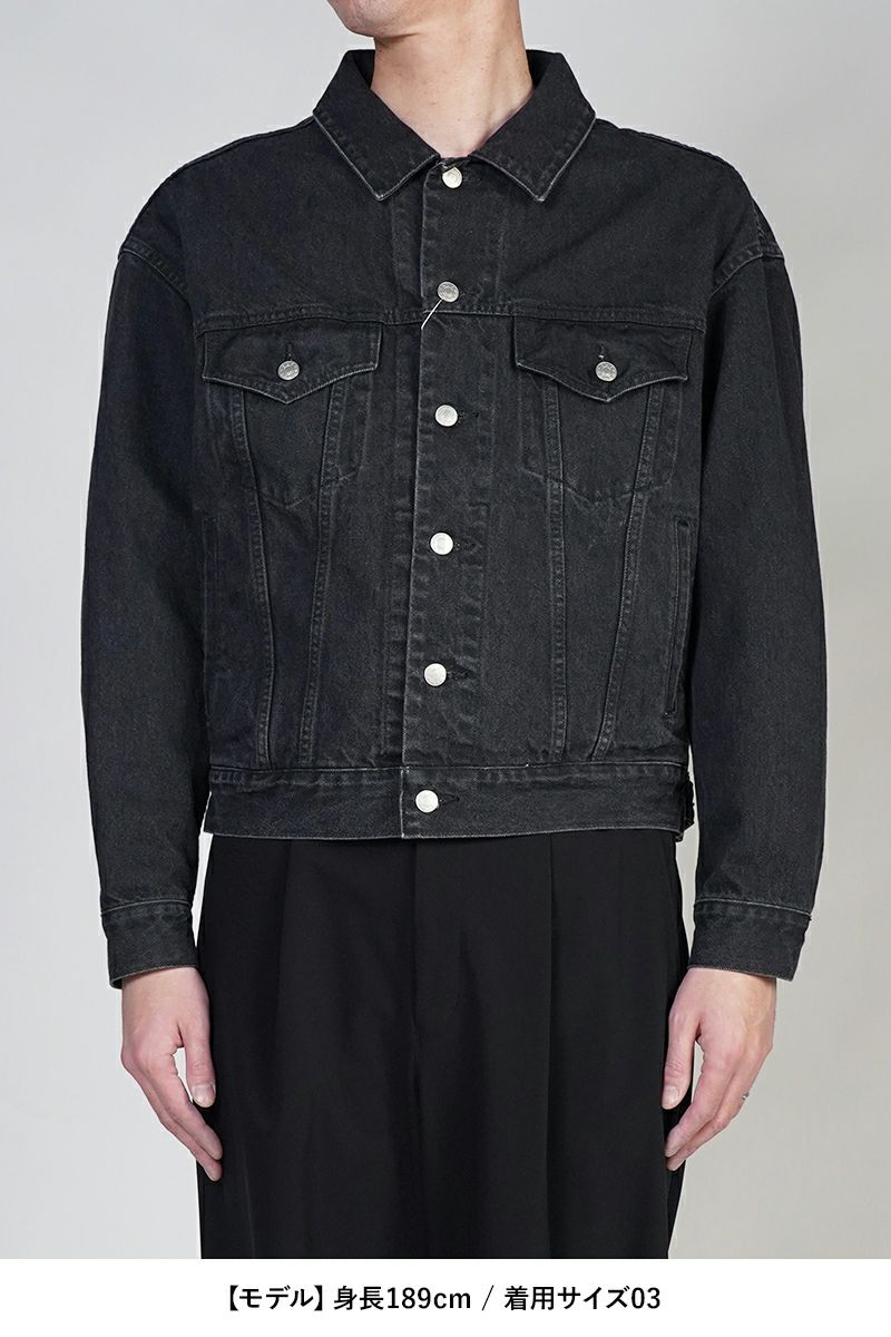 SOFTHYPHEN(ソフトハイフン)TUCKED DETAIL DENIM JACKET タックディテールデニムジャケット MGMFJ251104 -10