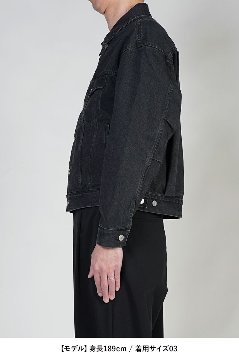 SOFTHYPHEN(ソフトハイフン)TUCKED DETAIL DENIM JACKET タックディテールデニムジャケット MGMFJ251104 -11