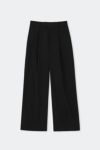 SOFTHYPHEN(ソフトハイフン)TAFFETA TUCKED EXTRA WIDE TROUSERS タフタタックエクストラワイドトラウザース MGMFP251353 -14