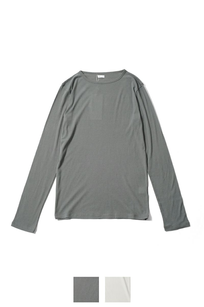 MY___(マイ)SHEER TELECO CREW NECK TOP シアーテレコクルーネックトップス 251-61103
