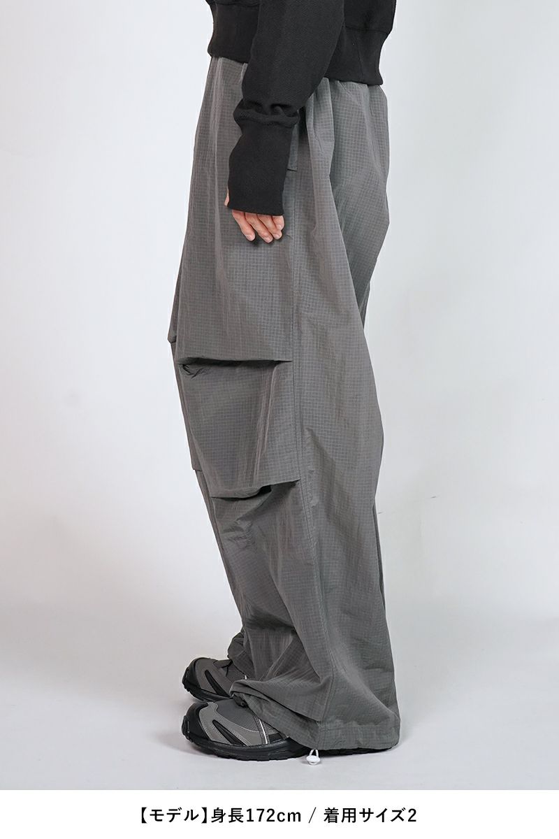 JieDa(ジエダ)NYLON PARACHUTE PANTS ナイロンパラシュートパンツ Jie-25S-PT01-A -11