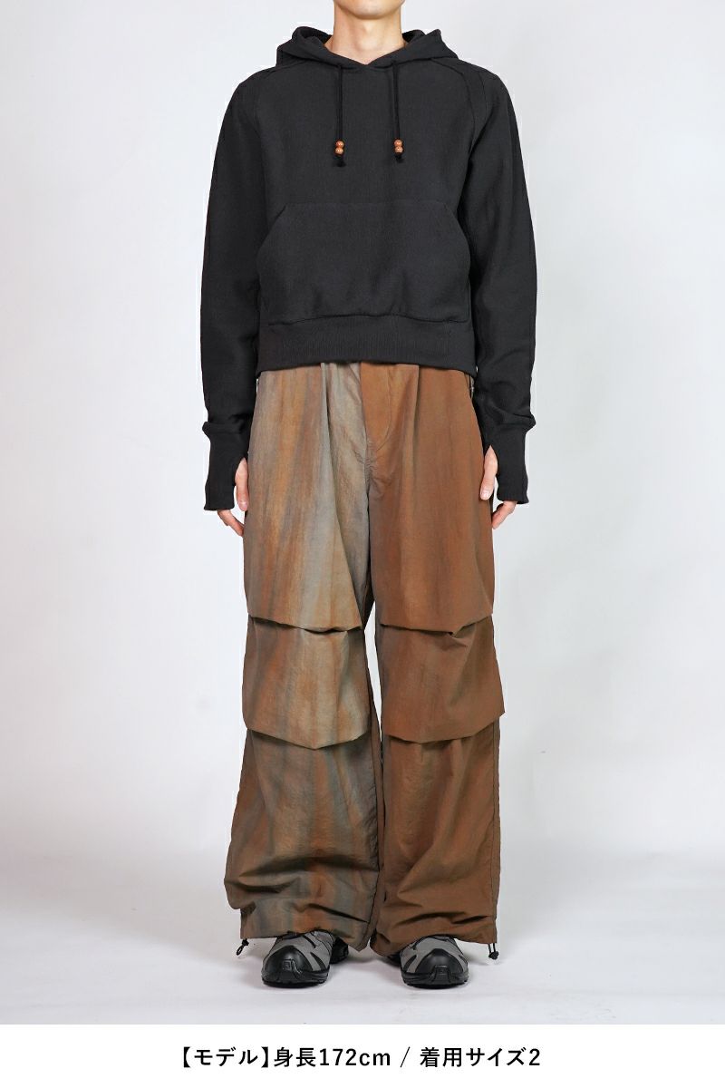 JieDa(ジエダ)DYED NYLON PARACHUTE PANTS ダイナイロンパラシュートパンツ Jie-25S-PT01-B -6