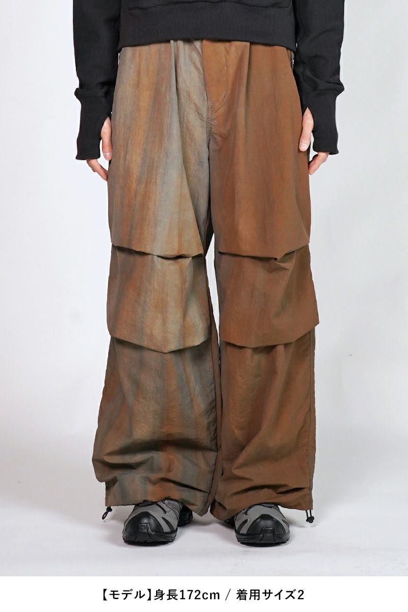 JieDa(ジエダ)DYED NYLON PARACHUTE PANTS ダイナイロンパラシュートパンツ Jie-25S-PT01-B -8