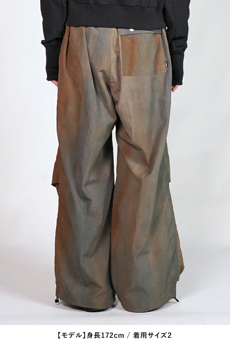 JieDa(ジエダ)DYED NYLON PARACHUTE PANTS ダイナイロンパラシュートパンツ Jie-25S-PT01-B -10