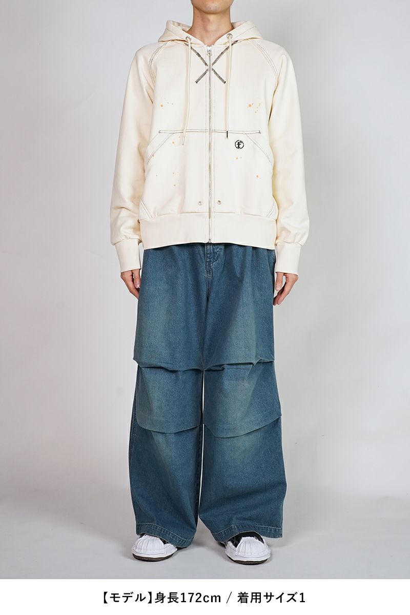 JieDa(ジエダ)PARACHUTE DENIM PANTS パラシュートデニムパンツ Jie-25S-PT02 -5
