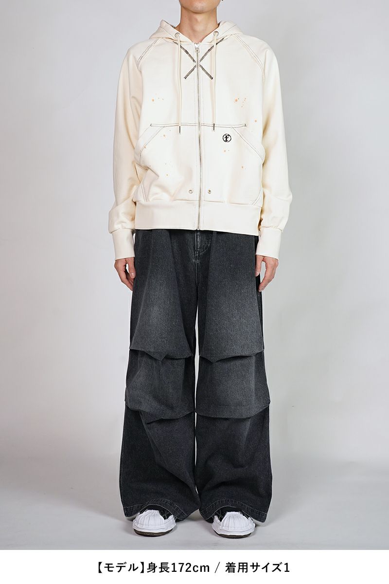 JieDa(ジエダ)PARACHUTE DENIM PANTS パラシュートデニムパンツ Jie-25S-PT02 -7