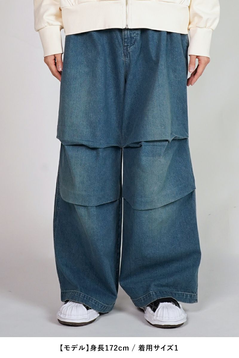 JieDa(ジエダ)PARACHUTE DENIM PANTS パラシュートデニムパンツ Jie-25S-PT02 -9