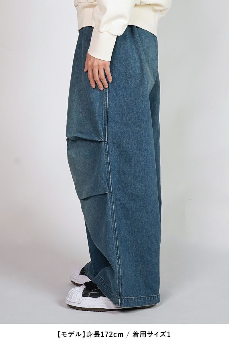 JieDa(ジエダ)PARACHUTE DENIM PANTS パラシュートデニムパンツ Jie-25S-PT02 -10