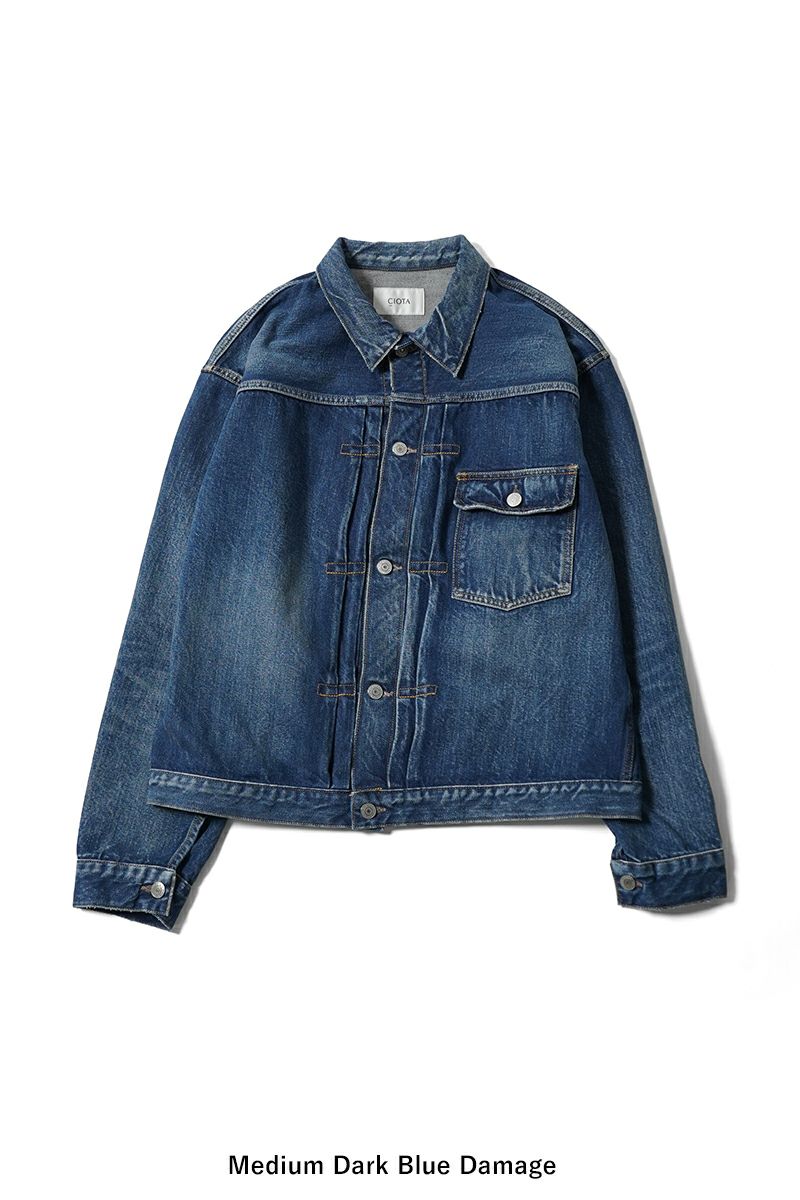 CIOTA (シオタ)Single Pocket Denim Jacket シングルポケットデニムジャケット JKLM-301 -22
