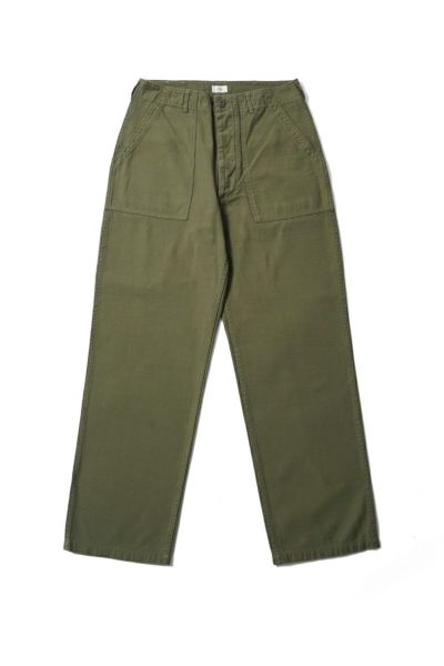 CIOTA (シオタ)Back Satin Baker Pants (Wide Straight / Stone Wash) バックサテンベイカーパンツ ワイドストレート ストーンウォッシュ PTLM-152-SW