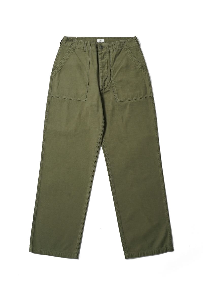 CIOTA (シオタ)Back Satin Baker Pants (Wide Straight / Stone Wash) バックサテンベイカーパンツ ワイドストレート ストーンウォッシュ PTLM-152-SW