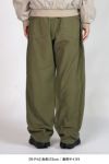 CIOTA (シオタ)Back Satin Baker Pants (Wide Straight / Stone Wash) バックサテンベイカーパンツ ワイドストレート ストーンウォッシュ PTLM-152-SW -9