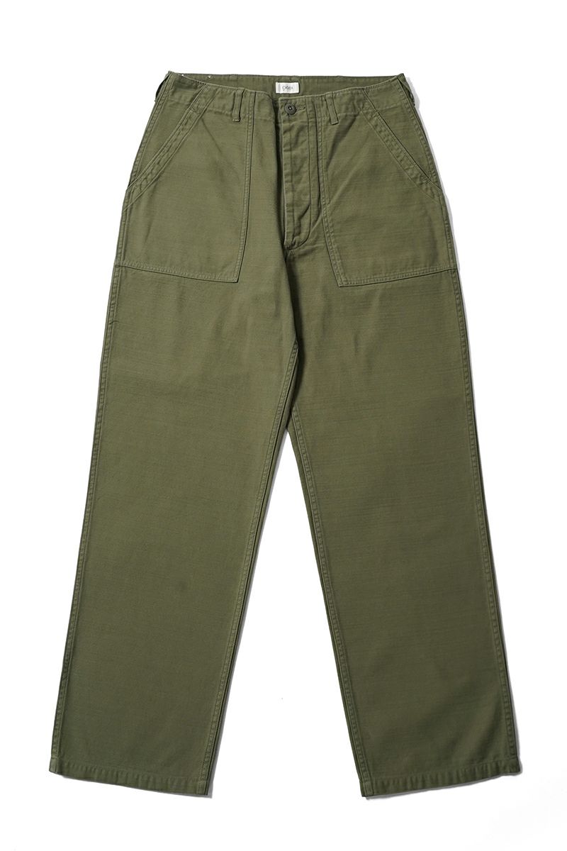 CIOTA (シオタ)Back Satin Baker Pants (Wide Straight / Stone Wash) バックサテンベイカーパンツ ワイドストレート ストーンウォッシュ PTLM-152-SW -14